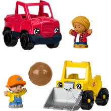 Fisher-Price Little People Jouets, Ensemble de Véhicules & Figurines 5 Pièces pour Enfants 1+ Ans