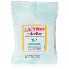 Toalhetes Removedores de Maquilhagem Burt's Bees Micellar - Coco & Água de Lótus, 10 Unidades