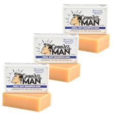 Grown Ass Man Co. - Solid Shampoo Bar 3 i 1: Hår, Skägg & Kroppstvätt - Plastfri & Ekologisk