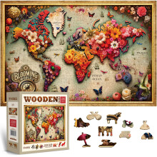 WOODEN.CITY fa puzzle 1000 darabos felnotteknek - Sznes trkp - Mrete 21,25 x 15,5 hvelyk - Kszlt az EU-ban