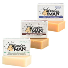 Grown Ass Man Co. - Solid Shampoo Bar 3 i 1: Hår, Skägg & Kroppstvätt - Plastfri & Miljövänlig