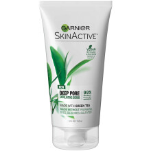 Garnier SkinActive Exfolierande Ansiktsskrubb med Grönt Te, Fet Hy, 5 fl. oz.