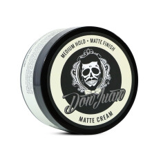 Don Juan Handgefertigte Matte Creme Pomade | Mittlerer Halt | Mattes Finish | Wasserbasiert | Frisch aus dem Friseursalon, 4oz