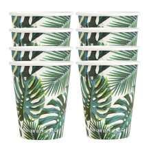 Talking Tables 8db (250ml/9oz) Tropical Paper Party Cups | OTTHON jrahasznosthat, eldobhat, krnyezetbart s muanyagmentes | Nyri kerti BBQ g