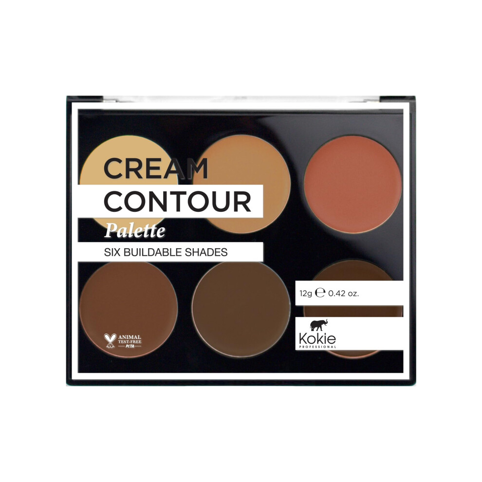 Kokie Cream/Dark Cosmetics Contour Kit Deep/ 0.42 Ounce