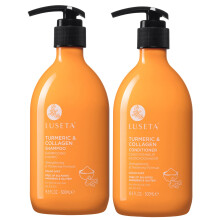 Luseta Shampoo en Conditioner Set voor Haargroei met Kurkuma & Collageen, Verdikkend Shampoo voor Dun of Vet Haar