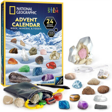 NATIONAL GEOGRAPHIC Rock Collection Advent Calendar 2024 - Advent Cale