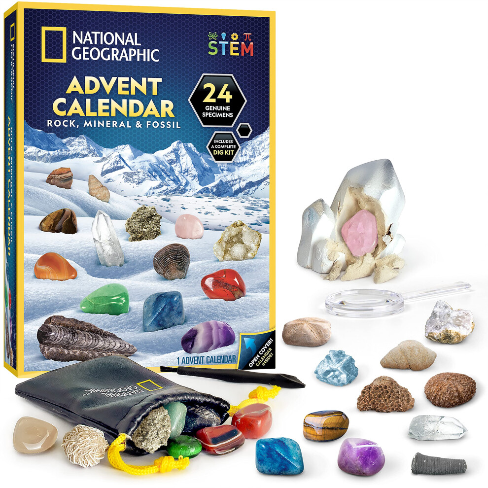 National Geographic Rock Collection Advent Calendar 2024 - Advent Cale