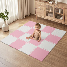 16Pz Tappetino da Gioco per Bambini, Piastrelle in Schiuma Interconnesse, Tappeto Puzzle per Stanza Gioco