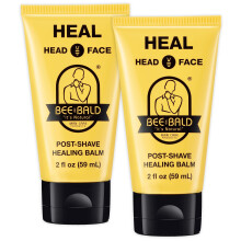 Bee Bald HEAL Post-Shave Balsem Kalmeert en Verzorgt Beschadigde Huid