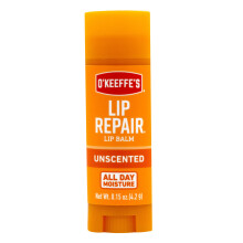 O'Keeffe's Unparfümiertes Lippenbalsam für trockene, rissige Lippen, Stick, (Packung mit 1)