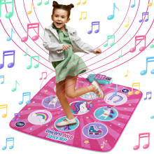 Klevly Alfombrilla de Baile Unicornio para Niñas de 6 Años | 5 Niveles y 5 Canciones | Regalos para Niñas de 6 Años