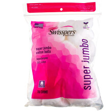 Swisspers, Super Jumbo Cotton Balls, 70 Count