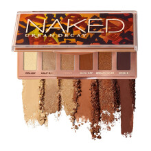 URBAN DECAY Naked Mini Half Baked Lidschattenpalette - Bronze neutrale Palette, 6 Farben