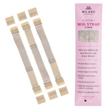 Milano Verstellbarer Elastischer Haarband mit Haken für sicheren Sitz & Komfort für Perücken – Tan