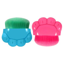 2Pcs Applicateur de Crème Solaire pour Enfants - Brosse à Lotion avec Étui, Poils Doux, Application Sans Désordre
