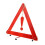 Foldable warning triangle for car Reflective emergency triangle for breakdown assistance Traffic for day 1