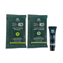 SH-RD Kopfhautreinigende Essentials für Reise & Test | Salbeishampoo & -Conditioner, Proteincreme | Hotelgröße für fettige Haare