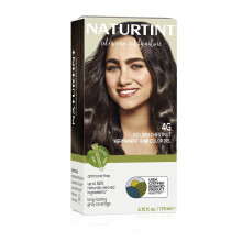 Naturtint Coloración Capilar Permanente 4G Castaño Dorado (Pack de 1), Sin Amoníaco, Vegano, Cruelty Free