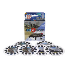 WARM FUZZY Toys Vliegtuigen en Jets Reels voor Viewfinder - 6 Dia's met 42 HD Beelden