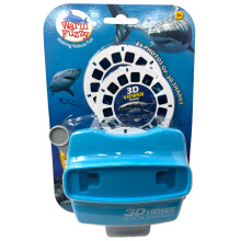 WARM FUZZY Toys 3D Viewfinder (Shark) - Viewfinder for Kids & Adults, Classic Toys, Slide Viewer, 3D Reel Viewer, Retro, Vintage Toys with 3 Reels - C