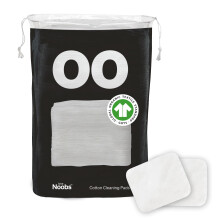 Love Noobs Baby Baumwollpads für Windelwechsel, 60 Stück, Ultra weich 100% Bio Extra große Baumwollpads für empfindliche Babyhaut
