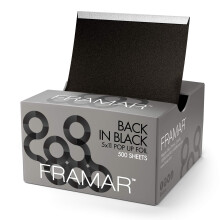 Framar Back In Black Pop Up Haarfolie, Aluminium Folie Vellen, Haarfolies Voor Highlights - 500 Vellen