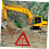 Foldable warning triangle for car Reflective emergency triangle for breakdown assistance Traffic for day 4