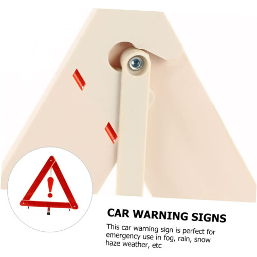 Foldable warning triangle for car Reflective emergency triangle for breakdown assistance Traffic for day 2