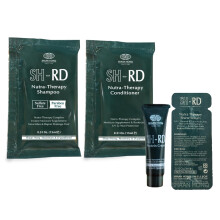 SH-RD Sanftes Pflege-Set für Reisen | Sulfatfreies Shampoo, Conditioner, Proteincreme, Glanzserum