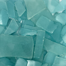 Tumbler Home Aqua Zee Glas voor Creaties, Stranden Decoratie, Recycled Zee Glas
