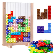 Russische Blokken Puzzel, 3D Transparante Breinbreker Speelgoed, Montessori Speelgoed voor 3-10 Jaar Oude Kinderen