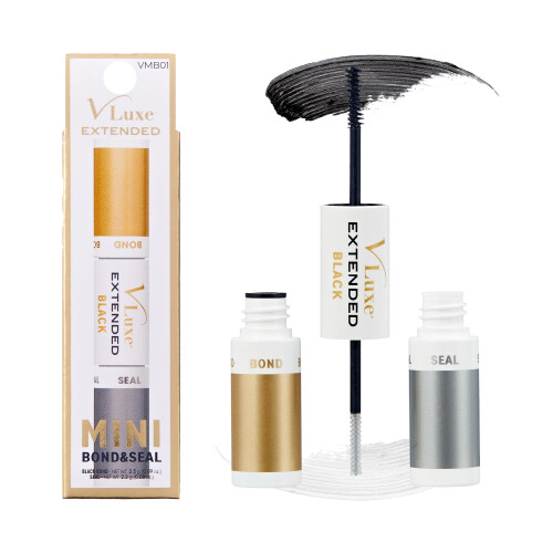 VLuxe Colla e Sigillante Mini per Extension Ciglia con Biotina e Vitamina E, Colla Resistente all’Acqua