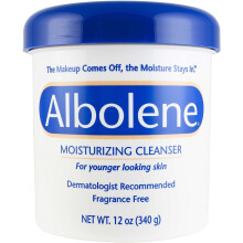 Albolene Moisturizing Cleanser | 3-in-1 Skin Care Product: Makeup Remover, Facial Cleanser and Moisturizer | No Soap or Water Needed | 12 Ounces | Pac