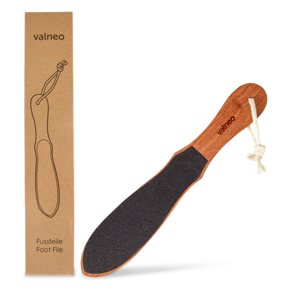 Valneo Foot File Made Of Rosewood, Coarse And Fine, Callus File, Callus Remover, Callus Rasp