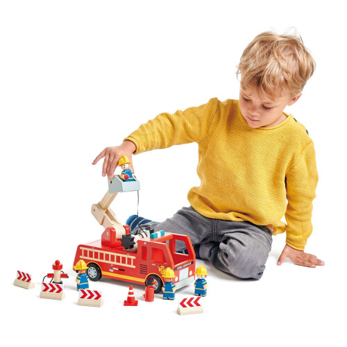 Tender Leaf Toys Fire Engine 1