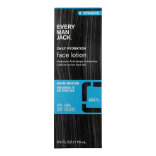 Every Man Jack Daily Hydrating Face Lotion for Men, Naturally Derived, 2.5 oz
