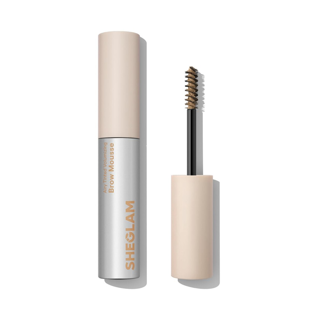 Sheglam Airy Tinted Volumizing Brow Mousse Eyebrow Cream Gel Highly Pigmented Shaping Filling Water Removal-Blonde