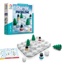 SmartGames Snow Problem Gleitpinguin-Puzzlespiel mit 80 Herausforderungen fόr Kinder ab 6 Jahren