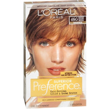 LOréal Paris Superior Preference Farb- und Glanzsystem 6 1/2 G Hellgoldbraun/Warmer