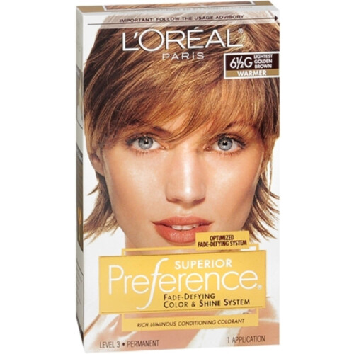 L’Oréal Paris L'Oreal Superior Preference - 6-1/2G Hellstes Goldbraun (Wärmer) 3er Pack