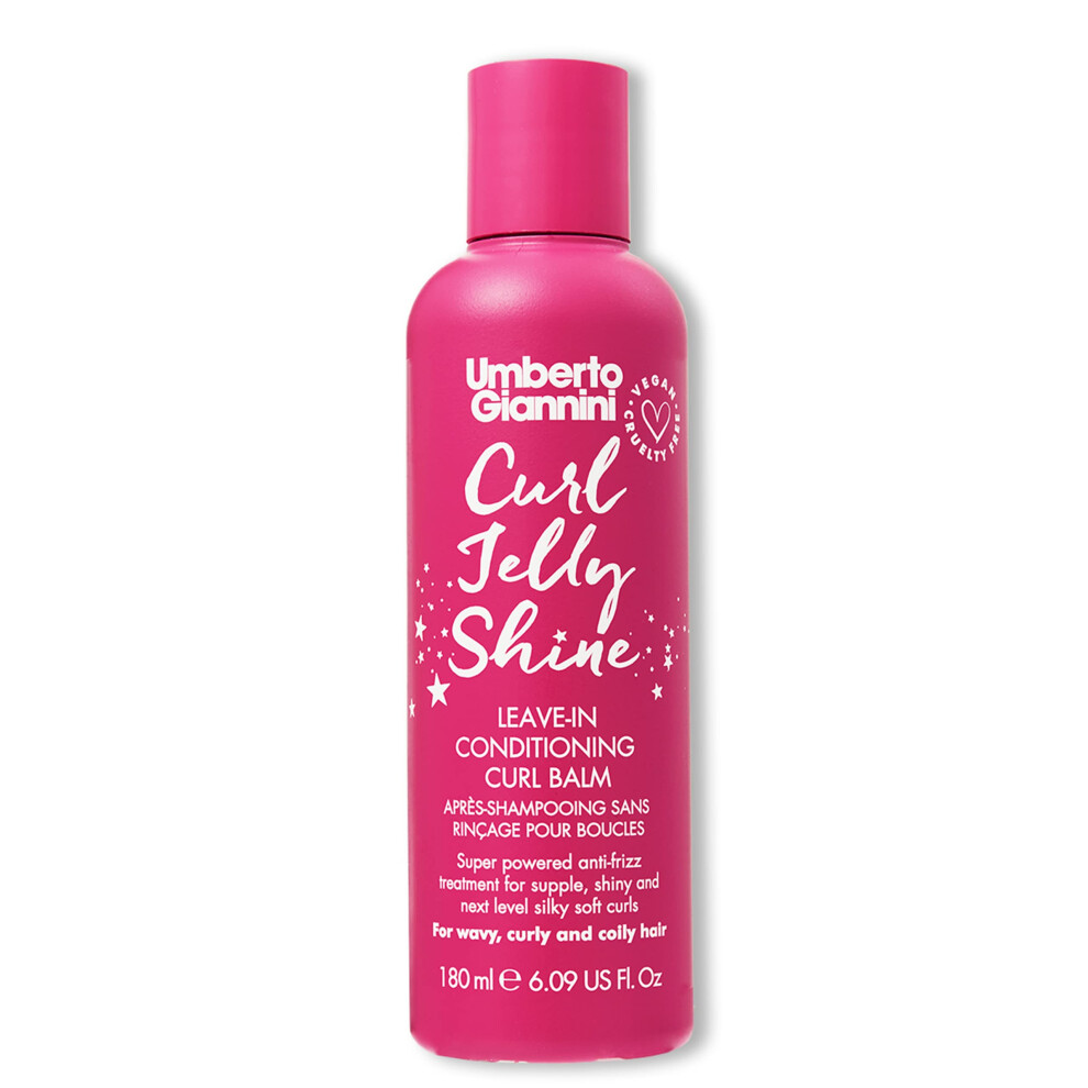2 x Umberto Giannini CURL JELLY SHINE Leave In Conditioning Curl Balm 180ml - Image 3