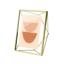Umbra 313015-221, Steel Prisma Multi-Photo Frame, Brass (Laiton), 5x7