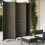 VidaXL vidaXL Room Divider 6 Panels Privacy Screen Balcony Screen Grey Poly Rattan 1