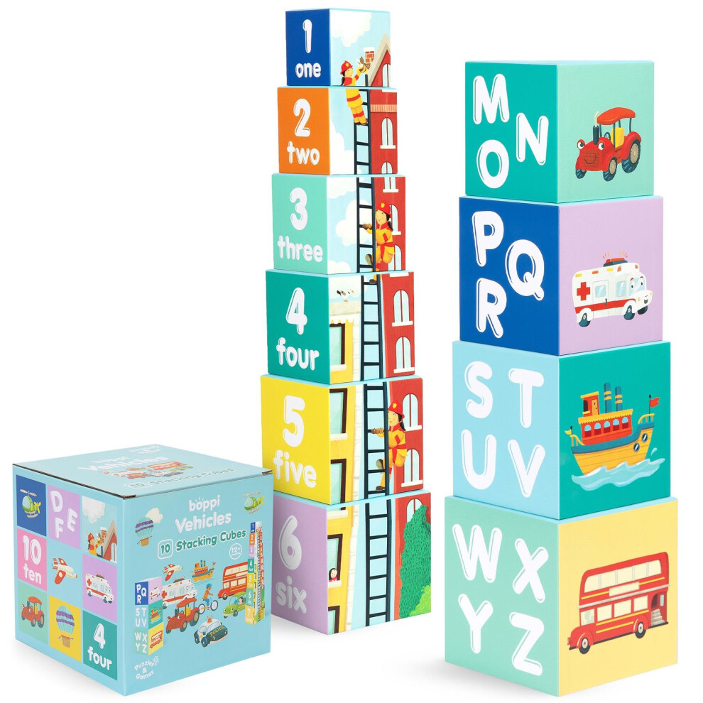 Boppi (Vehicles) Stacking Cubes