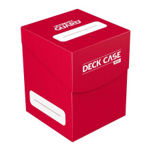 (Red) Ultimate Guard Deck Case 100+ Standard Size Card