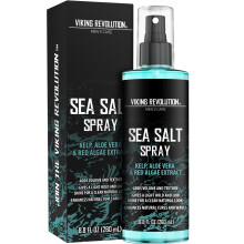 Sea Salt Spray for Hair Men - 240ml Hair Texturizing Spray with Kelp, Aloe Vera & Red Algae Extract - Surf Spray to Add Volume and Texture - Sea Salt
