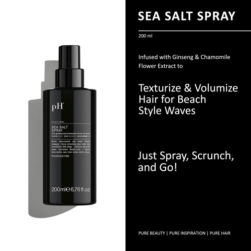 pH STYLE & FINISH Sea Salt Spray 200 ml 1