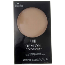 Revlon PhotoReady Blurring Face Powder Makeup, Langdurende Medium-Full Dekking, Gladde Afwerking, 030 Medium Deep, 0.25 oz
