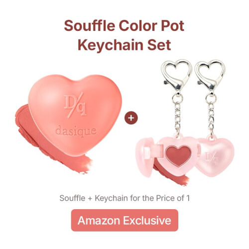 Dasique Souffle Color Pot Set #02 Pomelo Pudding - Blush, Silky Texture, Mini Brush, Multi-Use 1